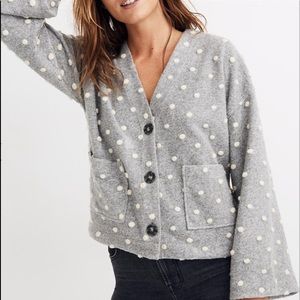 Texture & Thread Boxy Bubble Cardigan